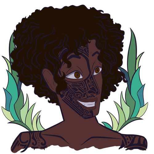 Sankofa Portrait, Digital