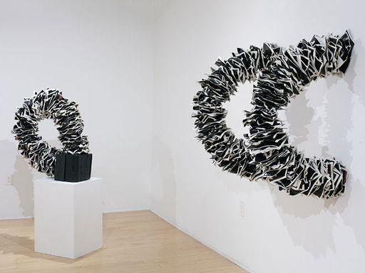 Wendy 2017 Wendy Wahl: ConTexts Paper in 2D and 3D, 2015 (gallery space)