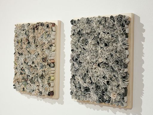 Wendy 2017 Wendy Wahl: ConTexts Paper in 2D and 3D, 2015 (gallery space)