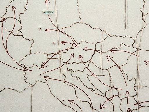 Jodi Stevens, detail of work