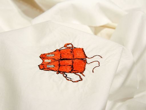 Jodi Stevens, detail of work