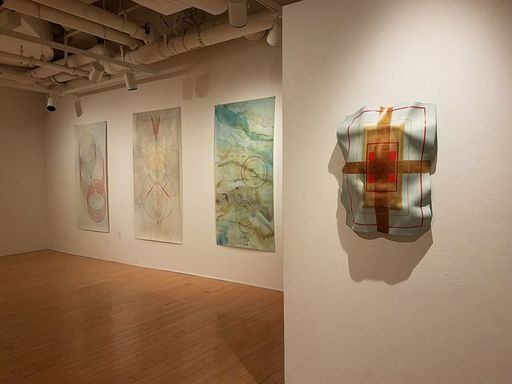Tayo Heuser: Paper Constructs gallery space