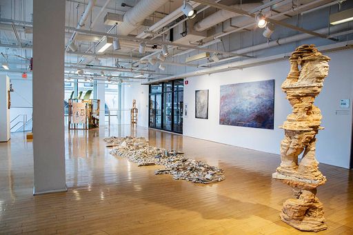 Installation view of the MFA Thesis Exhibition