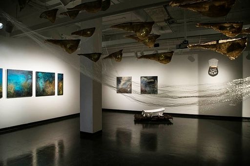 Installation view of the MFA Thesis Exhibition