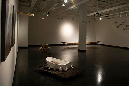 Installation view of the MFA Thesis Exhibition