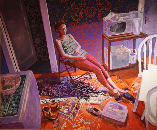 Sidney Street, oil on canvas- 202, 60 x 72 inches