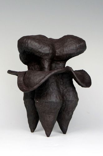 Untitled 221, 2021, hand-built ceramic, 10  x 11 x 12.5 inches