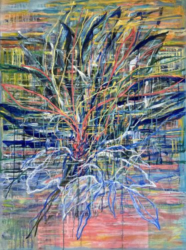 Concealed and Critical, oil on canvas, 48x36