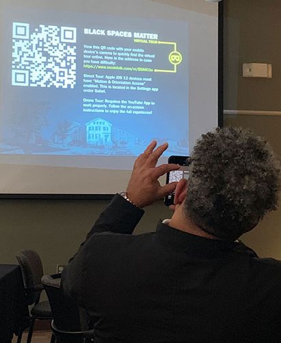 Audiences are immersed in New Bedford historic Abolition Row. 