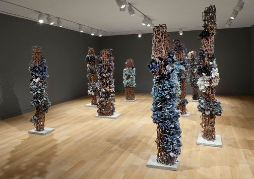 Exhibition Midnight Blooms at Danforth Art Museum