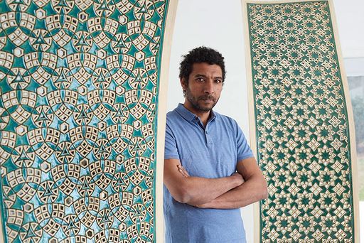 Artist Ibrahim Said and his work