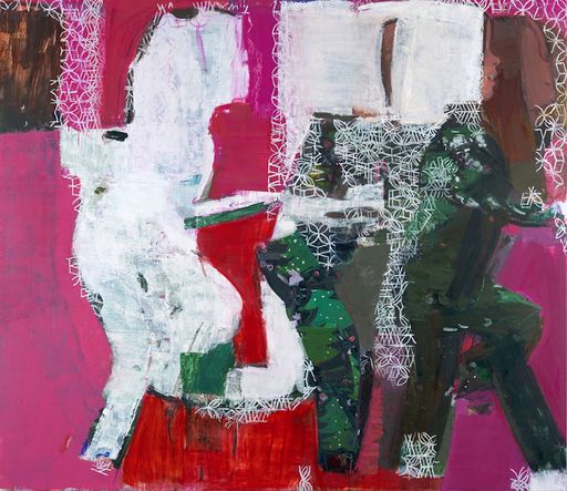 Sangram Majumdar, dance, magic, night, 2021, oil on canvas, 78 x 90 inches