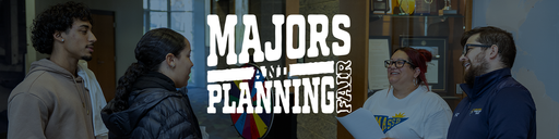 students attending a majors and planning fair