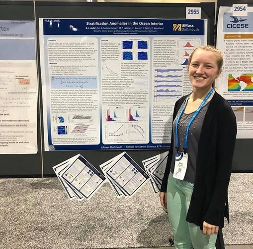 Bailey Avila is pursuing her PhD in marine science at SMAST