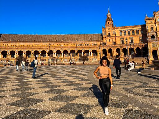 Glendalis De La Cruz pictured in Seville, Spain
