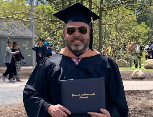 Steven Giesta at Commencement