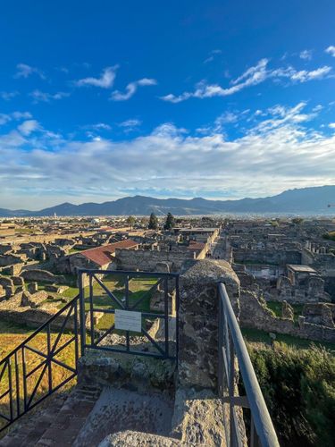 The ancient city of Pompeii, Italy photographed by Devon Zapor '24.