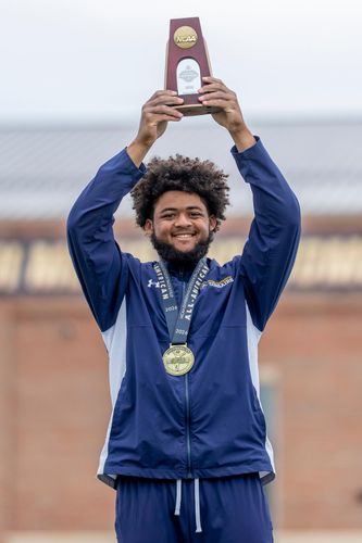 Alexander pictured at the 2026 Outdoor Track & Field National Championships.