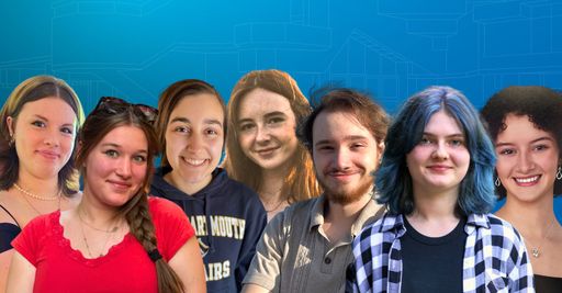 Anna Burke '29, Hannah Abrams '29, Hayley Mimoso '29, Amelia Breese '29, Jacob Rocha '29, Kylie Monteforte '29, Whitney Berger '29