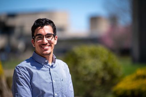 UMassD student Kyle Furtado