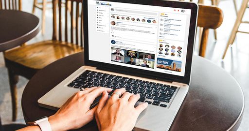 Computer with Corsair Network home page