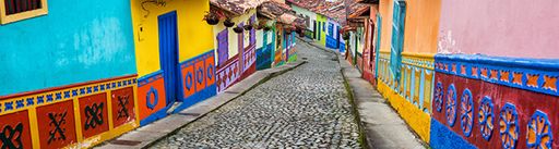 a cobblestone road