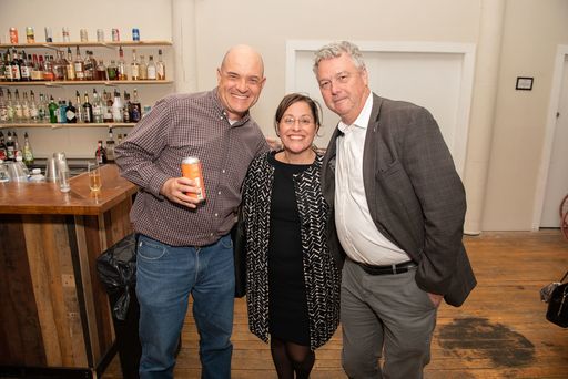 UMass Dartmouth faculty and staff Brian Sullivan, Gina Reis and Dr. Grant O'Reilly.
