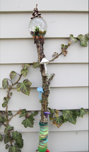 Mother Earth Staff By Diana Painter