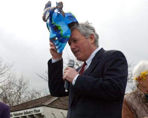 Father Ocean created by Jim Kay in 2012 and awarded to Scott Lang for his contributions to the environment.