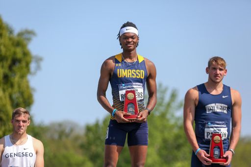 Senior Cameron Rogers at the Division III Outdoor Track & Field Championships