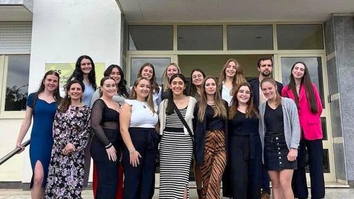 Nursing students in the Bridging The Atlantic program in the Azores, Portugal.