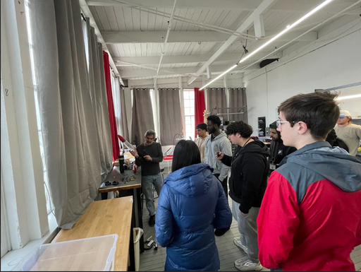 Students enhance understanding of ocean robotics technology during a visit to a high growth startup, Jaia Robotics, in Bristol, RI