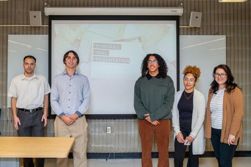 Students partnered with Tryworks Coffeehouse and Auditorium.