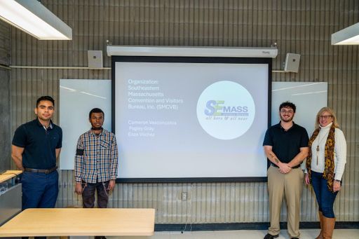 Students partnered with the Southeastern Massachusetts Visitors Bureau.