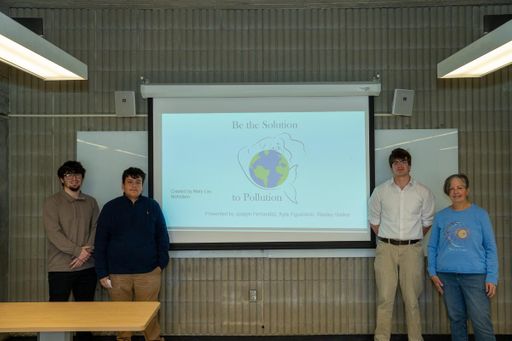 Students partnered with Be the Solution to Pollution.