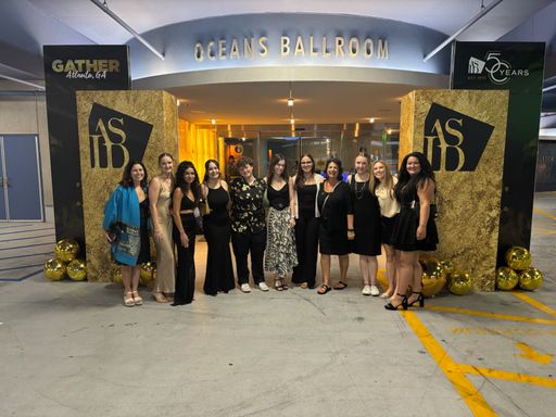 Interior Architecture + Design students and faculty prepare to head inside the GATHER National Conference's closing reception