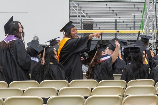 Charlton College of Business student pictured at Commencement 2026.