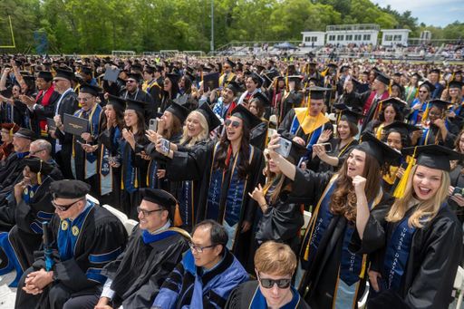 Students pictured at Commencement 2026.