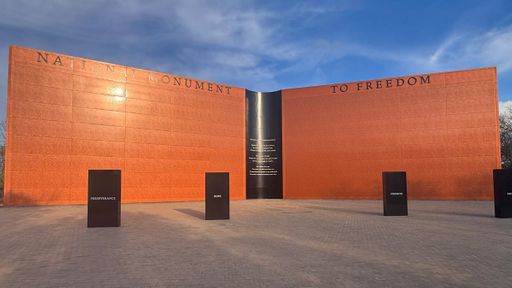 The Freedom Monument Sculpture Park at the Legacy Sites in Montgomery, Alabama.