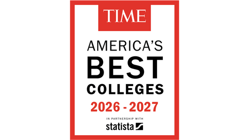TIME America's Best Colleges 2026-2027 Badge