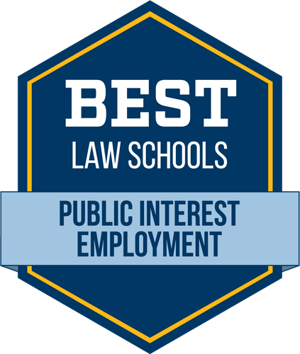 UMass Law named a top 25 U.S. law school for public interest law employment by U.S. News & World Report.