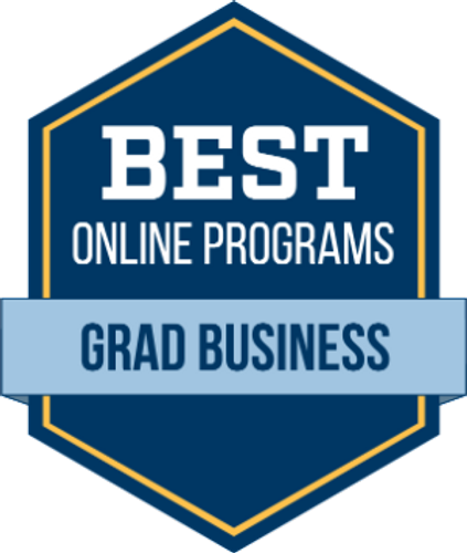 Best Online Programs Grad Business rankings badge