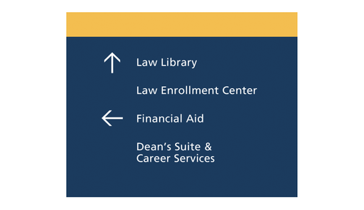 Directory: Entry Level Wayfinding 22
