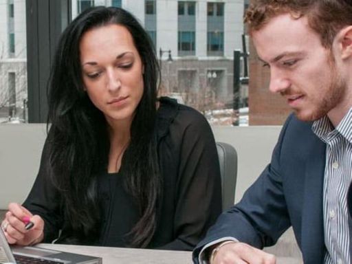 Charlton College of Business student Lauren Soares interning at KPMG