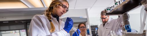 Chemistry students in the laboratory