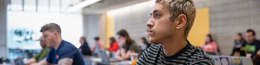 Student in the classroom