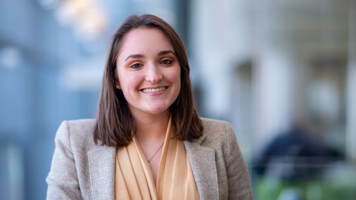 Portrait of Political Science major, Nicole Kach '24