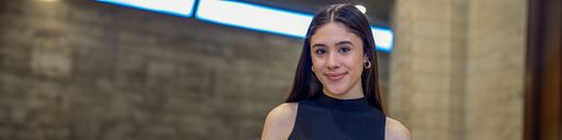 ortrait of a Pre-Law student Aaliyah Encarnacion '25