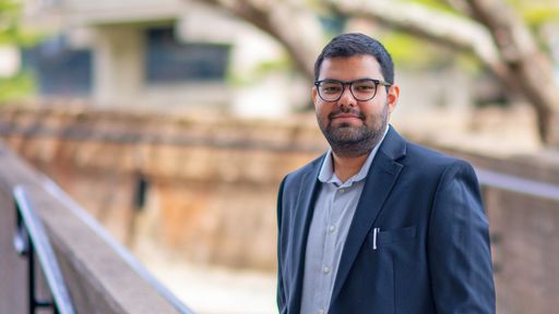 Portrait of Healthcare Administration student, Pushkar Bhatia '24