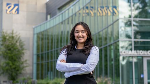 Portrait of business student